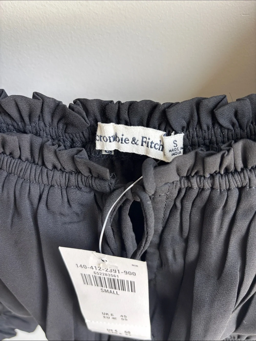 Abercrombie & Fitch Stringy Ruched Squareneck Top - NWT